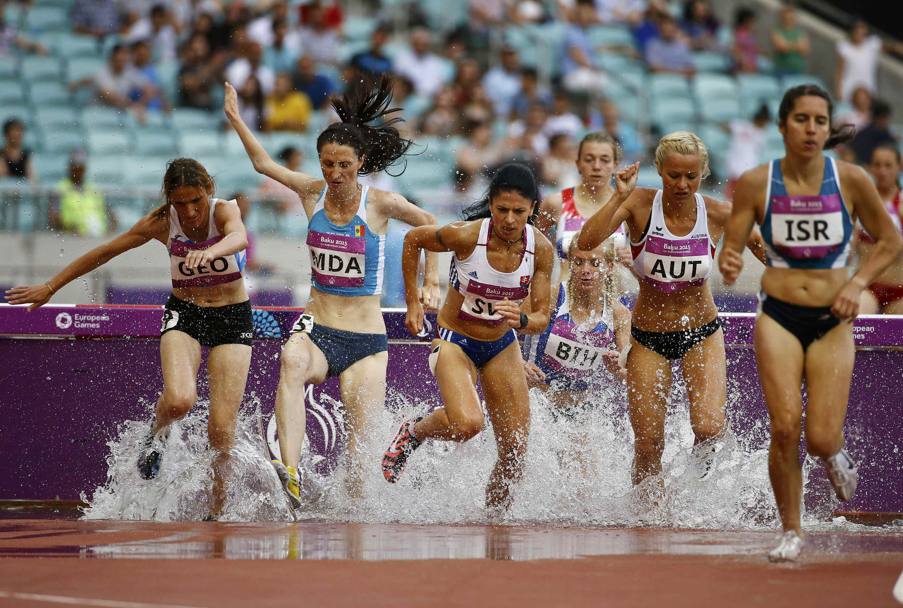 Giochi europei di Baku 2015: gara di atletica nei 300 m femminili. (Action Images)